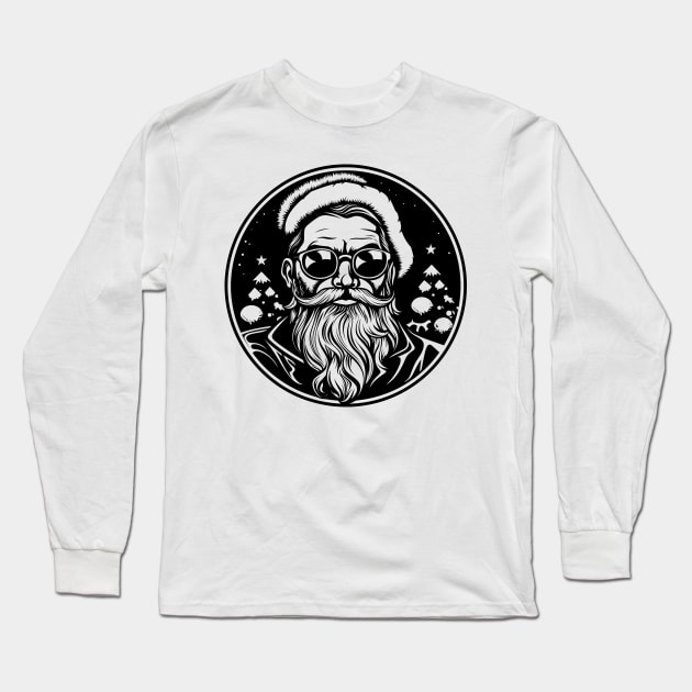 Santa Claus Long Sleeve T-Shirt by MZeeDesigns